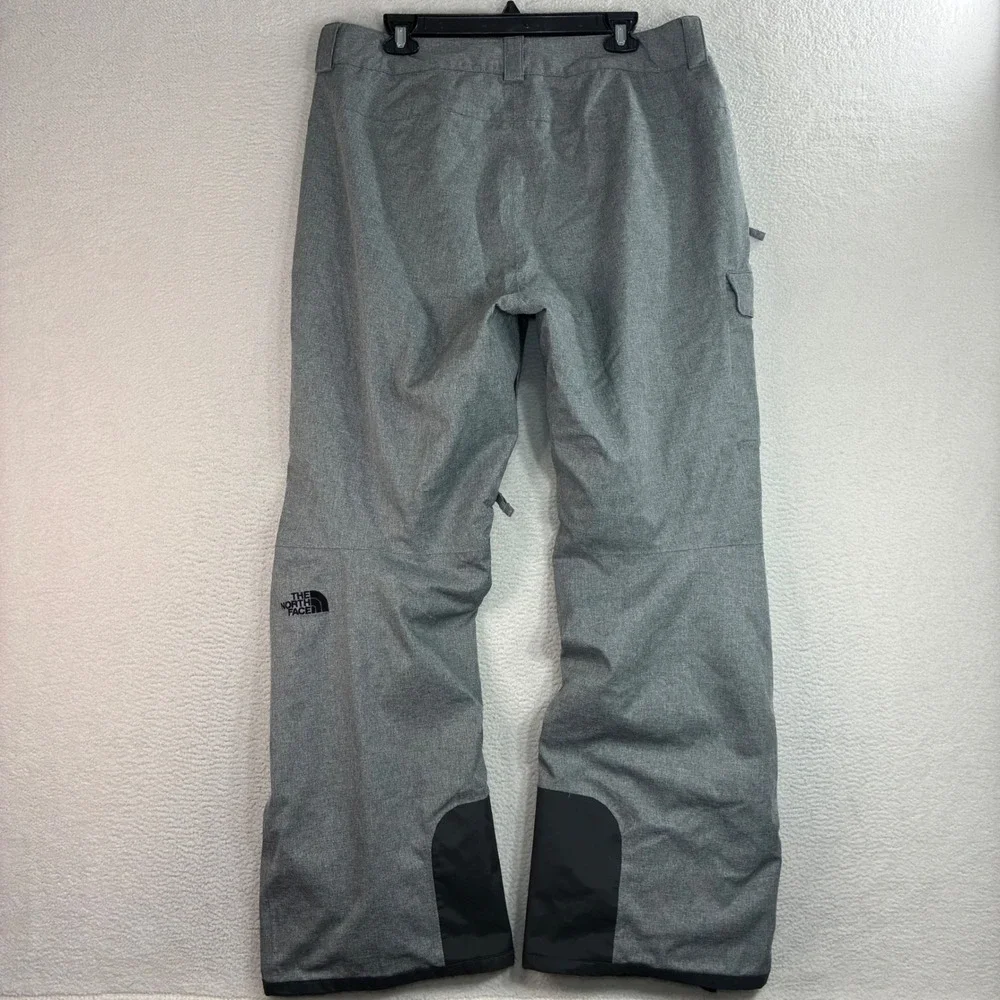 The North Face Freedom Insulated Pants Men L Gray Dryvent Ski Snowboard Winter